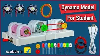 Unboxing Dynamo Model & Experiment Kit For Student Science Project - Electricity  Producing Model