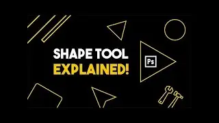 Shape Tool Modes in photoshop | Mastering Shapes in Adobe Photoshop CC
