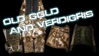 How to paint Old Gold and Verdigris