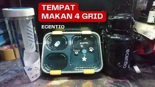 ENCENTIO LUNCH BOX 4 GRID cocok buat anak sekolah