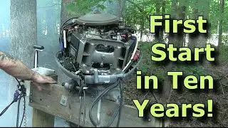 Evinrude 90 HP Outboard  Restoration   Carbs Manifolds and Reeds   Part 3
