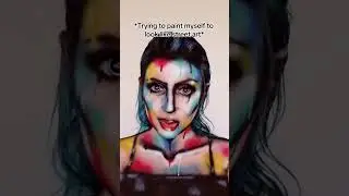 Don’t ask me how I did it 😆 #makeup #makeupartist #creativemakeup #meme #makeupmeme #comedy