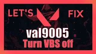val9005 error code Fix Valorant