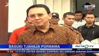 AHOK: Kalau Cinta PERSIJA Jangan Rusuh