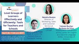 ELT/TEFL/TESOL Summit Session Sneak-Peak: Level Groups of Learners Effectively and Efficiently