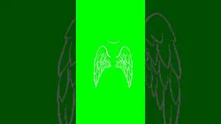 green screen angel wings effect 