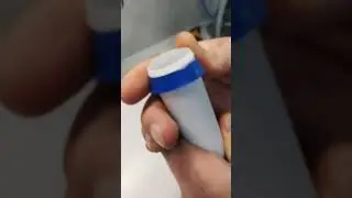 Installing an Orio bottle trap with a long branch A-32059 on a sink.
