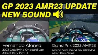 Assetto Corsa F1 2023 AMR23 Mod New Updated Sound