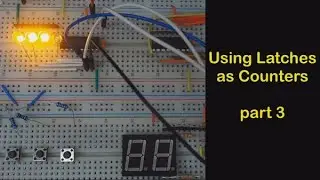 The Latch as a Counter - Plus the logic channels on the MiniWare DS213 oscilloscope - part 3 - 