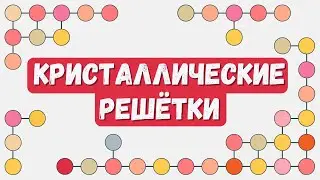 Кристаллические решётки: типы и свойства #химия #химшкола #видеоурок #егэхимия