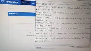 Thingspeak and Arduino Uno R3 + WiFi DHT11