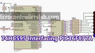 (Demo) 74HC595 Serial shift register interfacing with Pic Microcontroller
