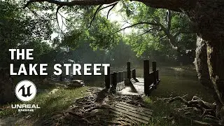 Unreal Engine 5.3 render II "The Lake Street" II #render #unrealengine5   #megascans