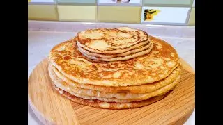 Пышные блины на сыворотке. Масленица!