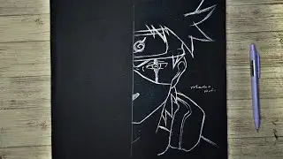Anime drawing| how to draw Kakashi easydrawing easy step by step tutorial