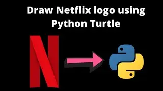Netflix Logo Drawing with Python 
