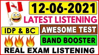 IELTS LISTENING PRACTICE TEST 2021 WITH ANSWERS | 12.06.2021