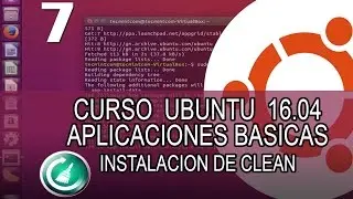 Instalación CLEANER en Ubuntu16.04 - Curso básico 07
