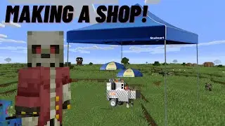 making a SHOP!  minecraft ep 2 (smp?)
