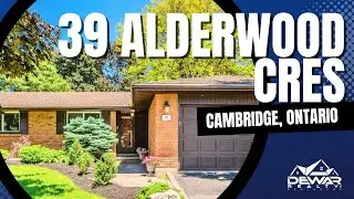 39 ALDERWOOD CRES - CAMBRIDGE | Dewar Realty Inc