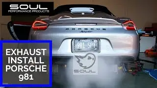 SOUL Valved Street System Install on 981 Porsche Boxster/Cayman