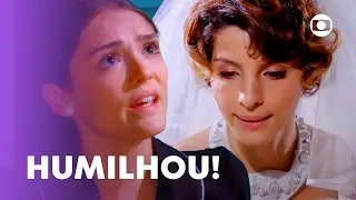 Isadora humilha Cida e manda a empregada calçar seus sapatos! 😕 | Cheias de Charme | TV Globo