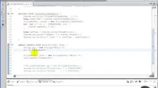 Advanced Java tutorial - The StringBuffer Class
