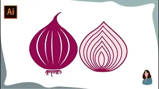 Adobe Illustrator | Drawing Onion Tutorial