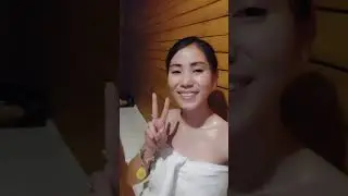 ENJOYING SAUNA 😉 
