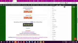 SYMPHONY V96 FLASH FILE MT6580 8.1. FRP Fix & Lcd Fix DEAD BOOT RECOVER FIRMWARE