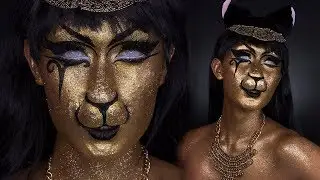 BASTET CAT GODDESS MAKEUP TUTORIAL | ONLINEKYNE HALLOWEEN 2017
