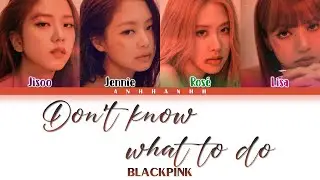 BLACKPINK (블랙핑크) - 'Don’t Know What To Do' Color Coded Lyrics [Han/Rom/Eng]