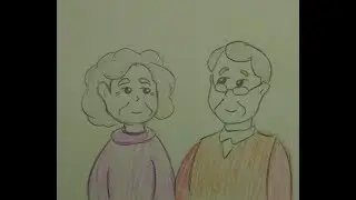Как нарисовать бабушку и дедушку
