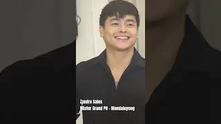 Zandro Sales also made it to this year's #mistergrandphilippines