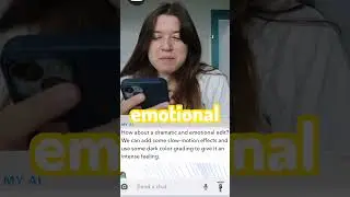 snapchat AI makes my edit #shorts #snapchat #strangerthings