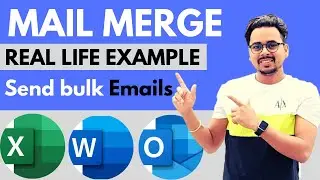 Mail Merge in Hindi ! Mail merge Excel to World ! A Step by Step Tutorial #mailmerge