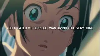 skele - unbearable (ft. fats'e) [lyrics] | amv