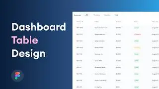 Responsive Table in Figma | Dashboard | UI/UX Tutorial