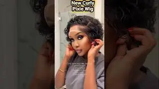 The Most Natural Curly Pixie Wig