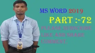 MS WORD 2019 in Bangla PART-72 – CHART EDIT DATA ,CHANGE DATA SOURSE