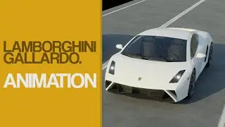Lamborghini Gallardo 2013 Animation (camera tracking) - Blender 2.82