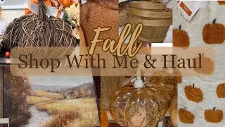 ALL DAY Fall Shopping vlog at Marshall’s, Home Goods, Ross, Burlington. Fall Home Decor 2025 - 