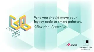 Why you should move your legacy code to smart pointers - Sébastien Gonzalve - CPPP 2021