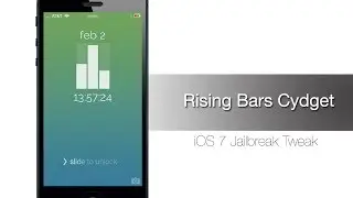 Transform iOS 7 Lock screen with cool Rising Bars Cydget - iPhone Hacks