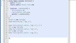 PHP Tutorial   Advanced   04 07  Using constructors and destructors