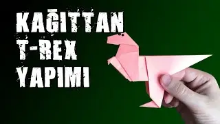Kağıttan Dinazor Yapımı | Origami T-rex