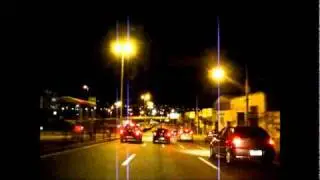 Driving in Belo Horizonte, MG -  by night