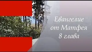 Евангелие от Матфея 8 глава