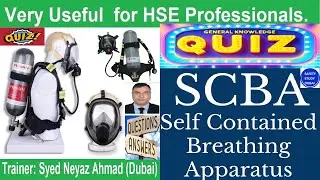 Breathing Apparatus (SCBA) QUIZ Oil & Gas Sector. #breathing #apparatus