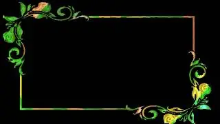 Neon Light Border | snow overlay | background video effects hd black screen | Background Loop